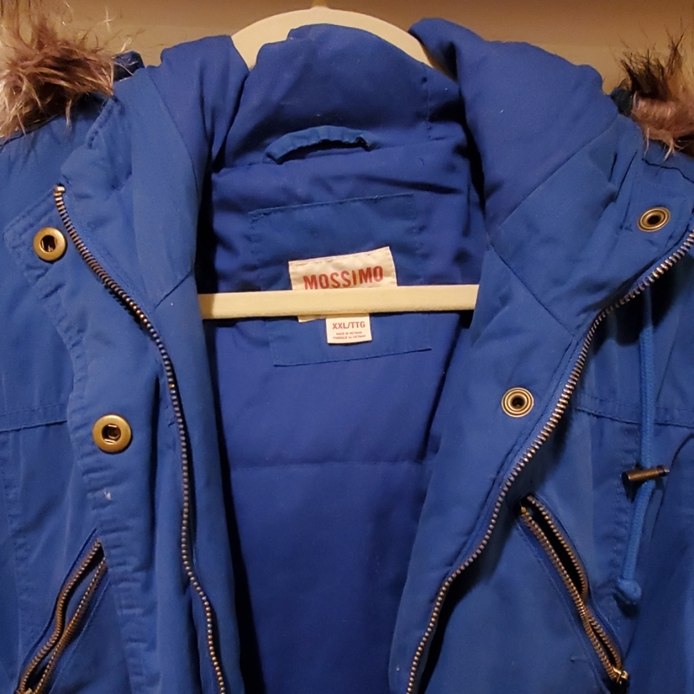 Mossimo Blue Puffer Jacket - Picture 3 of 3